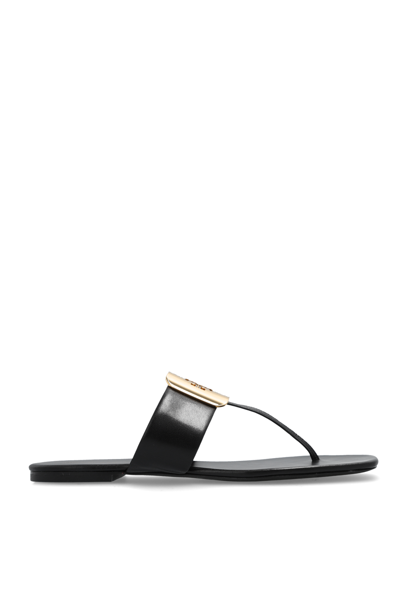 Black tory burch flip flops online